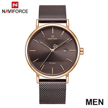 Load image into Gallery viewer, Couple watch NAVIFORCE Men Casual Dress Luxury Women Quartz Wristwatch Clock For Male Female waterproof Sport Lovers Watch 2019