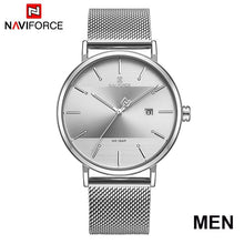 Load image into Gallery viewer, Couple watch NAVIFORCE Men Casual Dress Luxury Women Quartz Wristwatch Clock For Male Female waterproof Sport Lovers Watch 2019