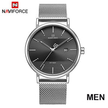 Load image into Gallery viewer, Couple watch NAVIFORCE Men Casual Dress Luxury Women Quartz Wristwatch Clock For Male Female waterproof Sport Lovers Watch 2019