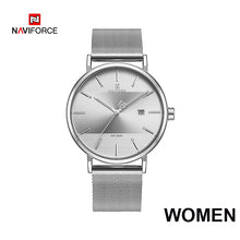 Load image into Gallery viewer, Couple watch NAVIFORCE Men Casual Dress Luxury Women Quartz Wristwatch Clock For Male Female waterproof Sport Lovers Watch 2019