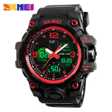 Load image into Gallery viewer, SKMEI New Fashion men sports watches led in Sports Watches quartz wristwatches  Digital Clock Man Military Waterproof Watch 1155