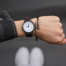 Load image into Gallery viewer, Couple Watches 2019 New Fashion Leather Lover&#39;s Watches Simple Couple Watch Gifts  for Men Women Clock Pareja Pair watch