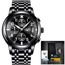 Load image into Gallery viewer, Mens Watches Waterproof Quartz Business Watch LIGE Top Brand Luxury Men Casual Sport Watch Male Relogio Masculino relojes hombre