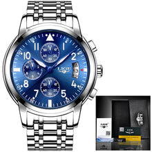 Load image into Gallery viewer, Mens Watches Waterproof Quartz Business Watch LIGE Top Brand Luxury Men Casual Sport Watch Male Relogio Masculino relojes hombre