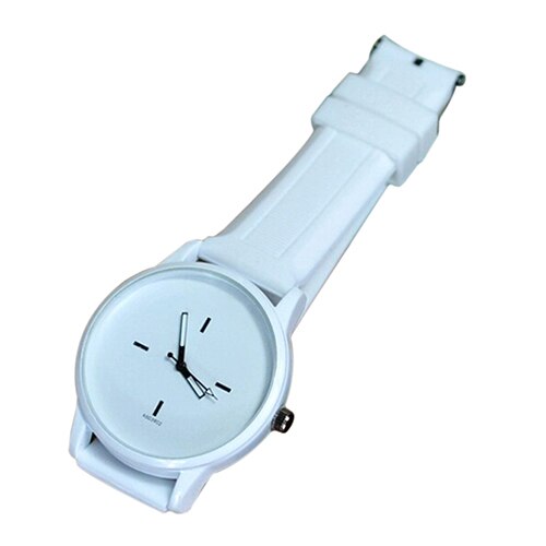 Women's Men's Soft Silicone Strap Jelly Quartz Lover's Gift Sports Wrist Watch reloj hombre