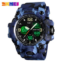 Load image into Gallery viewer, SKMEI New Fashion men sports watches led in Sports Watches quartz wristwatches  Digital Clock Man Military Waterproof Watch 1155