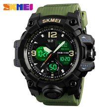 Load image into Gallery viewer, SKMEI New Fashion men sports watches led in Sports Watches quartz wristwatches  Digital Clock Man Military Waterproof Watch 1155