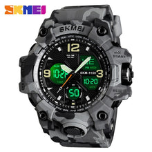 Load image into Gallery viewer, SKMEI New Fashion men sports watches led in Sports Watches quartz wristwatches  Digital Clock Man Military Waterproof Watch 1155