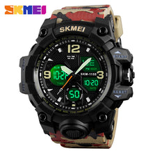 Load image into Gallery viewer, SKMEI New Fashion men sports watches led in Sports Watches quartz wristwatches  Digital Clock Man Military Waterproof Watch 1155