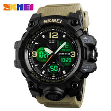 Load image into Gallery viewer, SKMEI New Fashion men sports watches led in Sports Watches quartz wristwatches  Digital Clock Man Military Waterproof Watch 1155