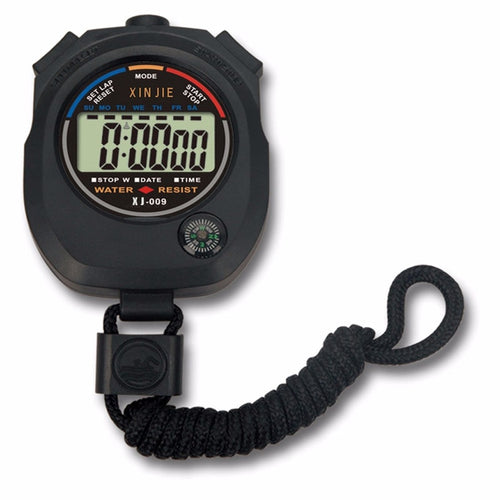 NEW Life Waterproof Digital LCD Stopwatch Chronograph Timer Counter Sports Alarm erkek kol saat relogioi drop shipping