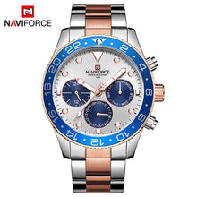 Load image into Gallery viewer, NAVIFORCE Top Luxury Brand Men Sports Watches Men&#39;s Quartz 24 Hours Date Clock Man Fashion Casual Gold Waterproof Wirst Watch