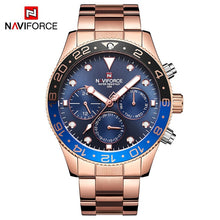 Load image into Gallery viewer, NAVIFORCE Top Luxury Brand Men Sports Watches Men&#39;s Quartz 24 Hours Date Clock Man Fashion Casual Gold Waterproof Wirst Watch