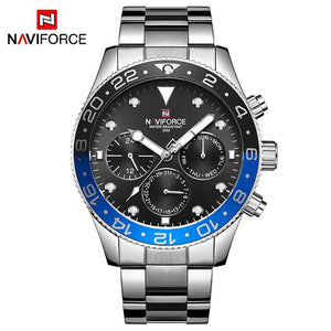 NAVIFORCE Top Luxury Brand Men Sports Watches Men's Quartz 24 Hours Date Clock Man Fashion Casual Gold Waterproof Wirst Watch