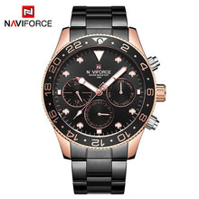 Load image into Gallery viewer, NAVIFORCE Top Luxury Brand Men Sports Watches Men&#39;s Quartz 24 Hours Date Clock Man Fashion Casual Gold Waterproof Wirst Watch