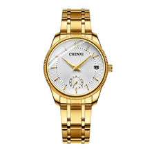 Load image into Gallery viewer, CHENXI Gold Wrist Watch Men Watches Lady Top Brand Luxury Quartz Wristwatch For Lover&#39;s Fashion Dress Clock Relogio Masculino