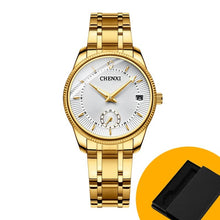 Load image into Gallery viewer, CHENXI Gold Wrist Watch Men Watches Lady Top Brand Luxury Quartz Wristwatch For Lover&#39;s Fashion Dress Clock Relogio Masculino