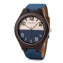 Load image into Gallery viewer, BOBO BIRD Men Women Lovers Quartz Watches Wood Luxury Ladies Wristwatch As Gift relogio masculino In Wooden Box V-R29