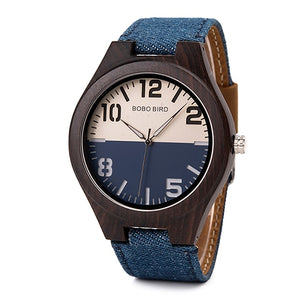 BOBO BIRD Men Women Lovers Quartz Watches Wood Luxury Ladies Wristwatch As Gift relogio masculino In Wooden Box V-R29