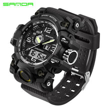 Load image into Gallery viewer, G Style SANDA Sports Men&#39;s Watches Top Brand Luxury Military Shock Resist LED Digital Watches Male Clock Relogio Masculino 2018