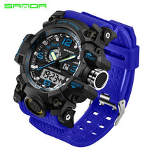 Load image into Gallery viewer, G Style SANDA Sports Men&#39;s Watches Top Brand Luxury Military Shock Resist LED Digital Watches Male Clock Relogio Masculino 2018