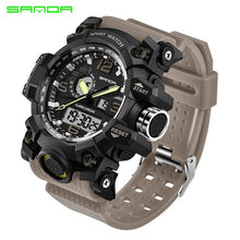 Load image into Gallery viewer, G Style SANDA Sports Men&#39;s Watches Top Brand Luxury Military Shock Resist LED Digital Watches Male Clock Relogio Masculino 2018