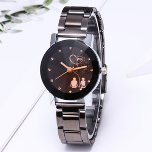 Splendid Original Luxury Watch Fashion Couple Watch Stainless Steel Men's Watch Women's Watches Beloved Clock erkek kol saati