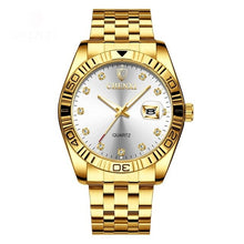 Load image into Gallery viewer, CHENXI Brand Couple Watches Quartz Lovers Wristwatches For Men &amp; Women Gold Luxury Stainless Steel Watch Calendar Reloj Hombre